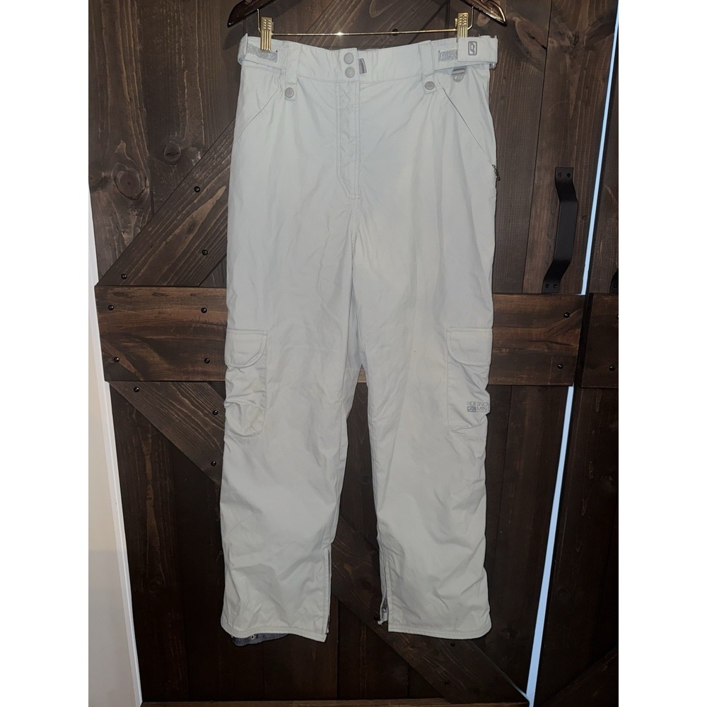 Ride Snowboards Pants Women's Large‎ L Gray Ski Snow Lined Mountain